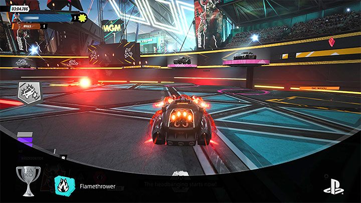 Dla pewności warto chwilę zaczekać aż na planszy pozostanie już tylko jeden inny gracz - Destruction AllStars: Trofea - lista - Destruction AllStars - poradnik do gry