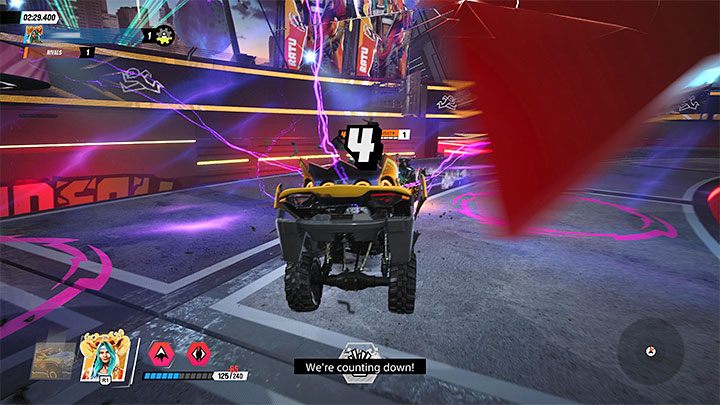 Wytrzymaj do samego końca, najlepiej do momentu, w którym na arenie będzie pozostawał już tylko jeden inny zawodnik - Destruction AllStars: Trofea - lista - Destruction AllStars - poradnik do gry