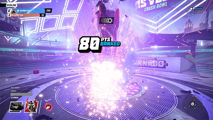 Najważniejsze decyzje w trybie Szrotnado dotyczą tego kiedy dotrzeć do tornada i zdeponować jak najwięcej zębatek - Destruction AllStars: Tryb Szrotnado/Carnado Mode - Destruction AllStars - poradnik do gry