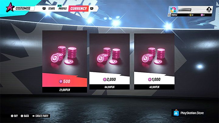 W grze Destruction All Stars dostępne są dwie waluty - Destruction AllStars: Mikrotransakcje - czy są? - Destruction AllStars - poradnik do gry