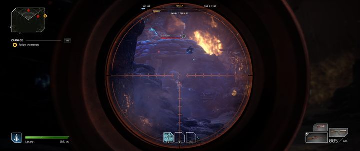 Tutaj napotkasz pierwszy raz opancerzonych przeciwników - Outriders: Rzeź/Carnage - solucja, opis przejścia - Outriders - poradnik do gry