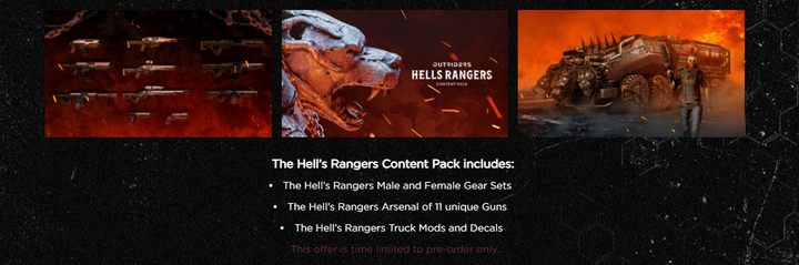 Na platformie steam kosztuje 249 zł (59,99€, 59,99$) (sama paczka Hells Rangers kosztuje 28 zł, 6,99€, 6,99$) - Outriders: Edycje gry - Outriders - poradnik do gry