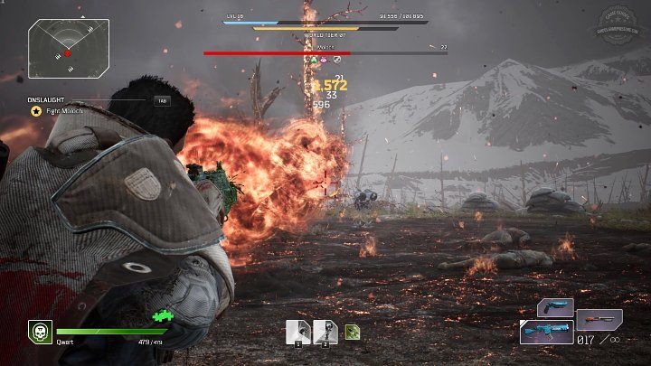 Czwartym specjalnym atakiem bossa jest Fire Dash - Outriders: Moloch - boss, jak pokonać? - Outriders - poradnik do gry