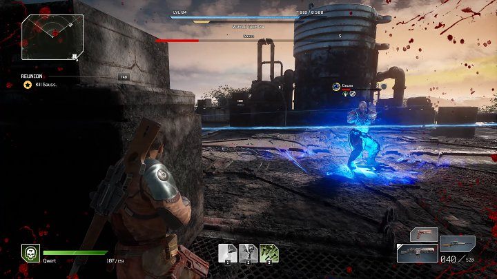 Shock Shift to umiejętność, która zapewnia Gaussowi nieco więcej mobilności - Outriders: Gauss - boss, jak pokonać? - Outriders - poradnik do gry