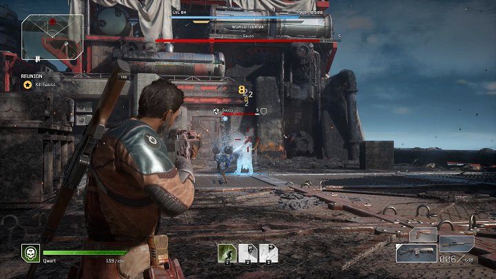 Gdy Gauss chce użyć mocniejszej umiejętności, jak Lightning Storm, skorzystajcie ze zdolności, która przerwie akcję przeciwnika - Outriders: Gauss - boss, jak pokonać? - Outriders - poradnik do gry