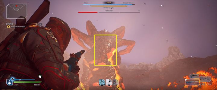 W drugiej fazie walki najlepiej zrobić to samo co w pierwszej - znaleźć słaby punkt - Outriders: Roztopiony Acari - boss, jak pokonać? - Outriders - poradnik do gry