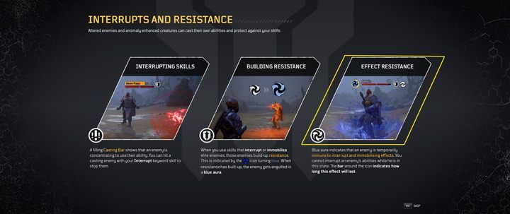 Niebieska aura oznacza, że przeciwnik jest zupełnie odporny na statusy. - Outriders: Efekty statusu - Outriders - poradnik do gry