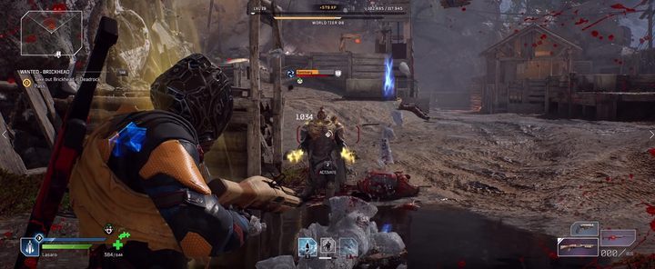 Niestety przeciwnik potrafi się też leczyć - Outriders: Cegłogłowy (Brickhead) - Poszukiwany, solucja - Outriders - poradnik do gry