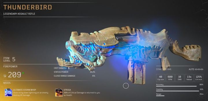 Mody - pierwszy sprawia, że strzały sprowadzają błyskawice - Outriders: Legendarne przedmioty - Outriders - poradnik do gry