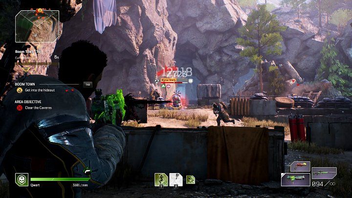 Po rozpoczęciu Ekspedycji czeka Was pierwsza walka z licznym oddziałem wrogich jednostek, które bronią dostępu do swojej kryjówki - Outriders: Boom Town - Ekspedycja, solucja - Outriders - poradnik do gry