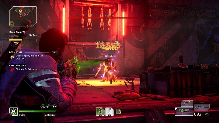 Po wyeliminowaniu wszystkich przeciwników na arenie pojawi się boss Dr - Outriders: Boom Town - Ekspedycja, solucja - Outriders - poradnik do gry