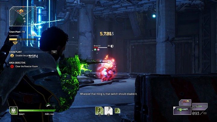 Pomieszczenia z reaktorem pilnuje tylko kilku zwykłych przeciwników, którzy nie powinni przysporzyć Wam żadnych problemów - Outriders: Fabryka chemikaliów/Chem Plant - Ekspedycja, solucja - Outriders - poradnik do gry