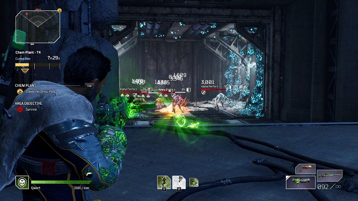 Wyłączenie reaktora aktywuje system obronny laboratorium i z bocznych pomieszczeń zaczną wychodzić dodatkowi przeciwnicy - najpierw potwory, a następnie żołnierze - Outriders: Fabryka chemikaliów/Chem Plant - Ekspedycja, solucja - Outriders - poradnik do gry