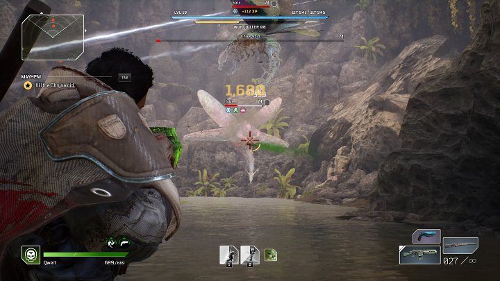 W trakcie walki na arenie będą pojawiać się Strixy - latające stwory, które potrafią wyrządzić duże obrażenia z dystansu, a do tego nakładają na swoje cele status Toksyczności - Outriders: Chrysaloid - boss, jak pokonać? - Outriders - poradnik do gry