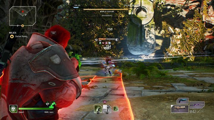 Następną specjalną umiejętnością Bailey jest Stone Wave - Outriders: Bailey - boss, jak pokonać? - Outriders - poradnik do gry