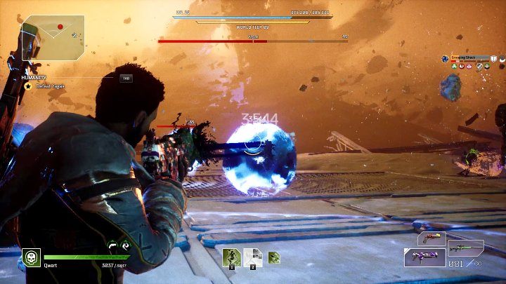 Jeśli Yagak przyzwie Anomaly Rifts, skupcie się na zniszczeniu kul Anomalii, by nie przeszkadzały Wam w dalszej walce - Outriders: Yagak, 2 walka - finałowy boss, jak pokonać? - Outriders - poradnik do gry