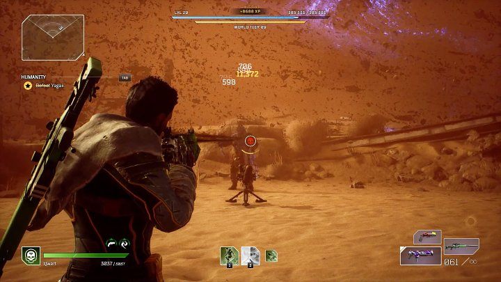 Unikajcie szybkich ciosów przeciwnika, nie pozostawajcie za długo w jednym miejscu, niszczcie kule Anomalii i starajcie się trzymać przeciwnika na dystans - Outriders: Yagak, 2 walka - finałowy boss, jak pokonać? - Outriders - poradnik do gry