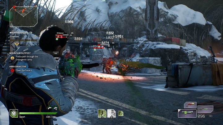 Po rozpoczęciu Ekspedycji Posterunek w górach (Mountain Outpost) musicie oczyścić obóz buntowników - Outriders: Posterunek w górach/Mountain Outpost - Ekspedycja, solucja - Outriders - poradnik do gry