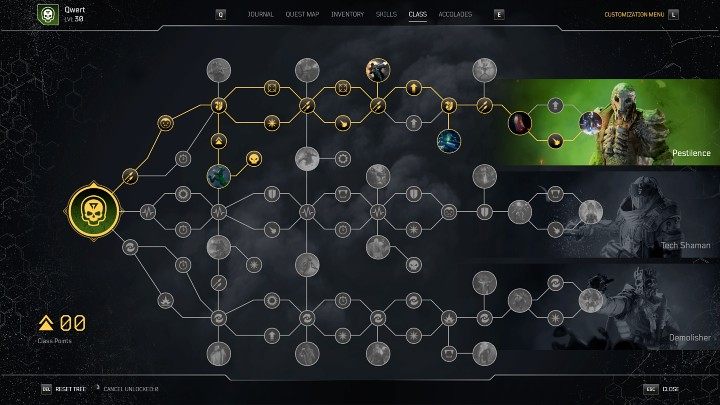 Należy tutaj zaznaczyć fakt, że Punkty Klasy nie odblokowują się po zdobyciu każdego kolejnego poziomu doświadczenia, lecz przyznawane są po przekroczeniu określonego progu - Outriders: Rozwój postaci - Outriders - poradnik do gry