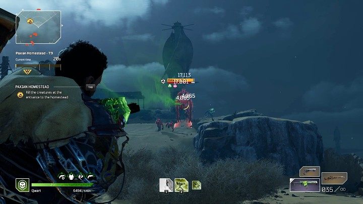 Po rozpoczęciu Ekspedycji Gospodarstwo Paxów (Paxian Homestead) będziecie musieli zgładzić dwa Elitarne Crawlery, które posiadają dość liczną obstawę złożoną ze zwykłych i trujących Perforo, a także agresywnych Alpha Perforo - Outriders: Gospodarstwo Paxów/Paxian Homestead - Ekspedycja, solucja - Outriders - poradnik do gry