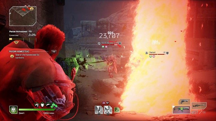 Wewnętrzny dziedziniec chroni liczna armia żołnierzy, wśród których znajdzie się kilka Elitarnych jednostek - Outriders: Gospodarstwo Paxów/Paxian Homestead - Ekspedycja, solucja - Outriders - poradnik do gry