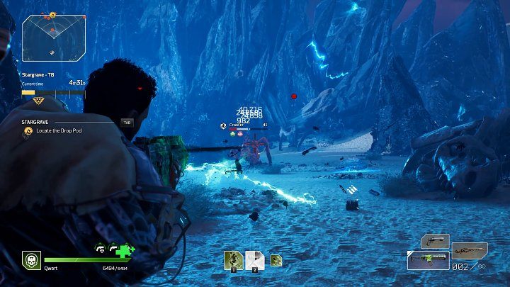 Na kolejnym etapie tej Ekspedycji będziecie musieli zmierzyć się z kilkoma Crawlerami, które pojawią się na arenie w towarzystwie Elitarnych Behemotów, Screecherów i wielu pomniejszych przeciwników - Outriders: Gwiezdny grób/Stargrave - Ekspedycja, solucja - Outriders - poradnik do gry