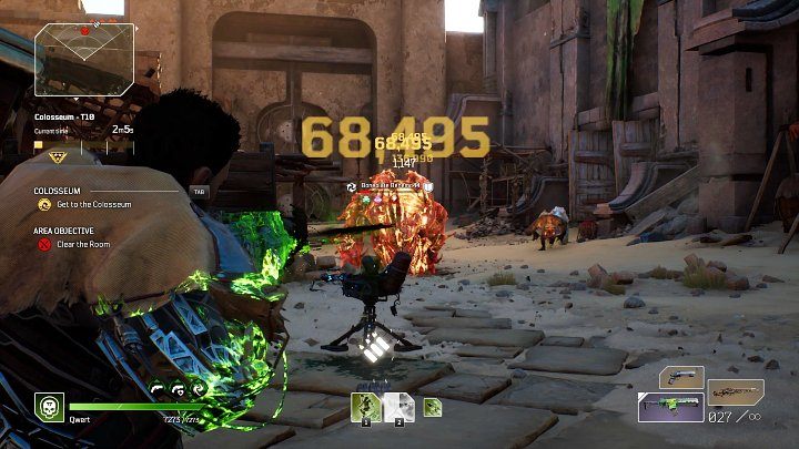 Na końcu tego etapu pojawi się Elitarny Boneplate Behemoth w towarzystwie pomniejszych przeciwników - Outriders: Koloseum/Colosseum - Ekspedycja, solucja - Outriders - poradnik do gry