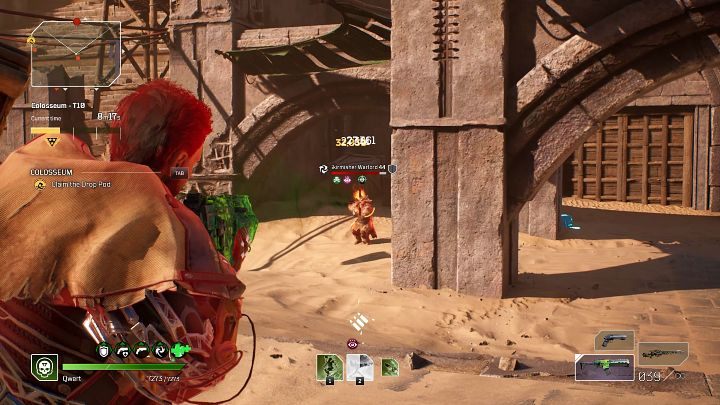 W następnej kolejności na arenę wbiegną Berserkowie i Elitarni Warlordowie (Skirmisher Warlord), którzy potrafią korzystać z mocy Anomalii, więc warto wyeliminować ich jak najszybciej - Outriders: Koloseum/Colosseum - Ekspedycja, solucja - Outriders - poradnik do gry