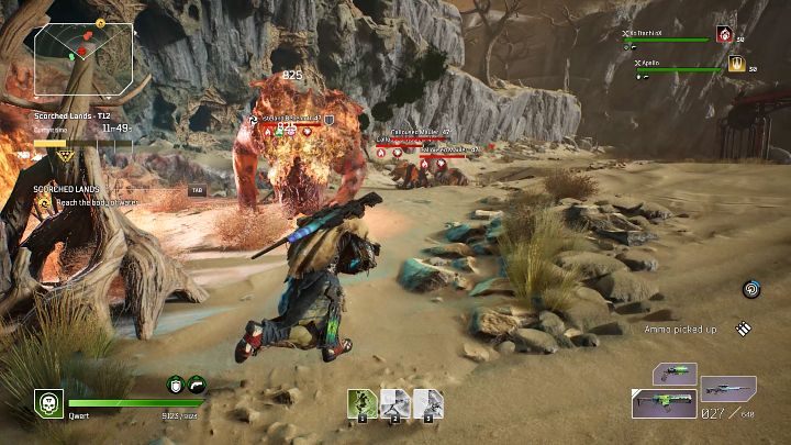 Trzecia runda bitwy przy zbiorniku wodnym to kolejne starcie z ognistymi psami (Colloused Mauler) i Elitarnym Behemotem - Outriders: Spalone ziemie/Scorched Lands - Ekspedycja, solucja - Outriders - poradnik do gry