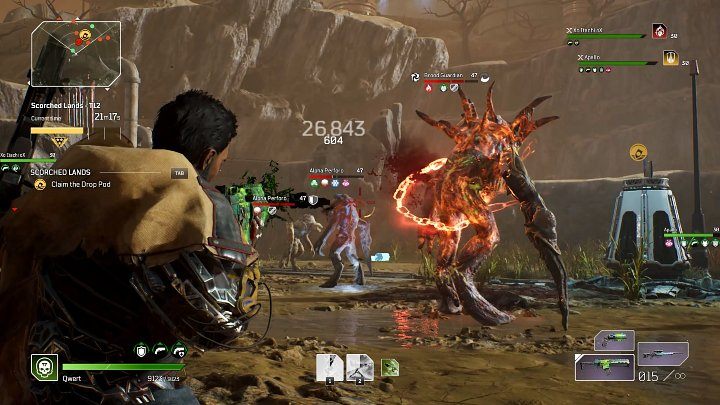 Na ostatnim etapie tej Ekspedycji będziecie musieli zmierzyć się z Elitarnym przeciwnikiem Brood Guardian, który pojawi się na mapie z wieloma stworami z Gatunku Perforo - Outriders: Spalone ziemie/Scorched Lands - Ekspedycja, solucja - Outriders - poradnik do gry