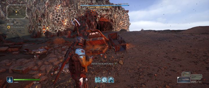 Jeśli chcecie się dowiedzieć, w jaki sposób pokonać bossa, zajrzyjcie na stronę Roztopiony Acari - Outriders: Pożoga/Inferno - solucja, opis przejścia - Outriders - poradnik do gry