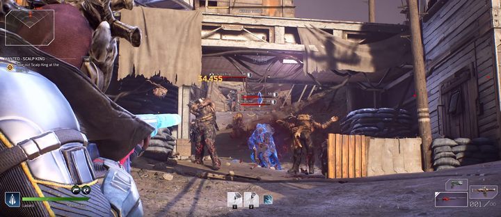 Przeciwnik jest typem snajpera - może podpalać swoje pociski! - Outriders: Król Skalpów/Scalp King - Poszukiwany, solucja - Outriders - poradnik do gry