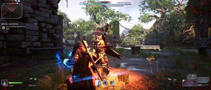 Przeciwnik będzie się starać walczyć z bliska - może zatruwać swoje pociski! - Outriders: Blitzkrieg - Poszukiwany, solucja - Outriders - poradnik do gry