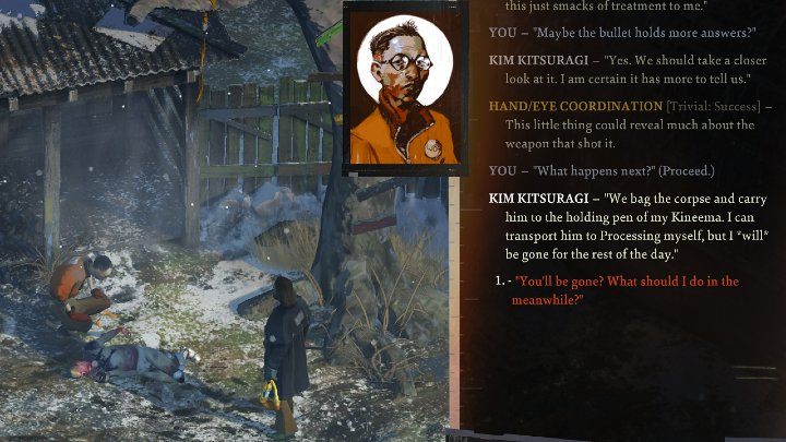 Po zakończeniu sekcji zwłok możecie odesłać ciało, jednak zanim to zrobicie upewnijcie się, że znaleźliście wszystkie ślady i wykonaliście wszystkie zadania poboczne związane z ciałem martwego żołnierza - Disco Elysium: Wyślij ciało ofiary do koronera - solucja, opis przejścia - Disco Elysium - poradnik do gry