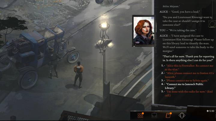 Pozostańcie w oknie rozmowy przez radio - Disco Elysium: Ciało na promenadzie - solucja - Disco Elysium - poradnik do gry