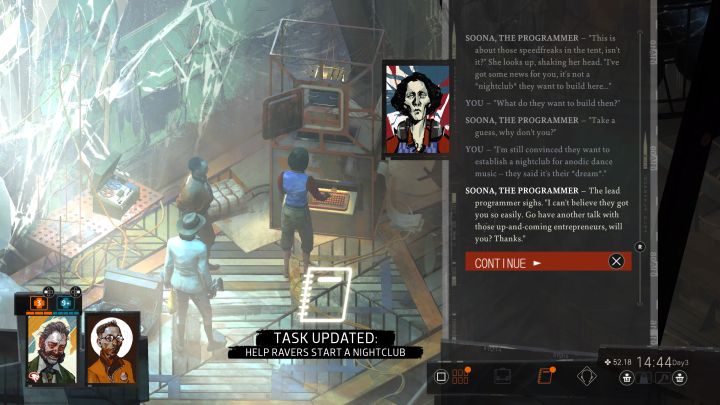W kościele pojawi się Soona - Disco Elysium: Pomóż raversom otworzyć klub nocny - solucja - Disco Elysium - poradnik do gry