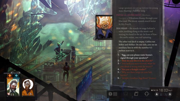 Po tym jak zaliczyliście zadanie raversów spotkajcie się ponownie z Sooną - Disco Elysium: Pomóż Soonie z jej projektem- solucja - Disco Elysium - poradnik do gry
