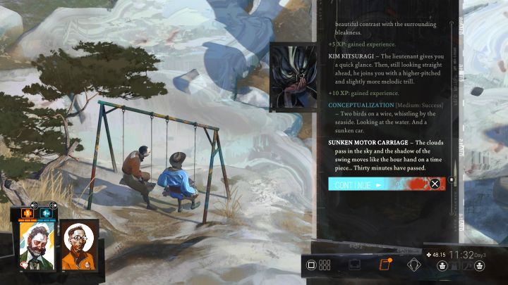 Powyższe nagłe zmiany godziny mogą być niepożądane, bo możecie przez nie zmarnować część dnia - Disco Elysium: Jak przyśpieszyć upływ czasu? - Disco Elysium - poradnik do gry