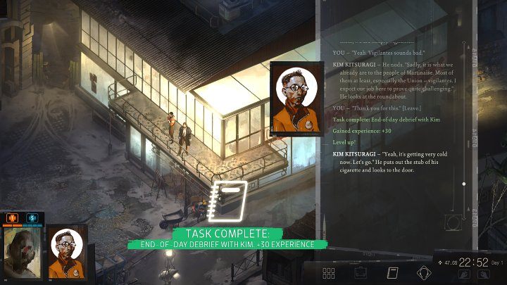 Jeśli obok zadania pojawi się symbol zegara, nie oznacza to, że czas ucieka i musisz śpieszyć się z jego wykonaniem - Disco Elysium: Czy jest limit czasu? - Disco Elysium - poradnik do gry
