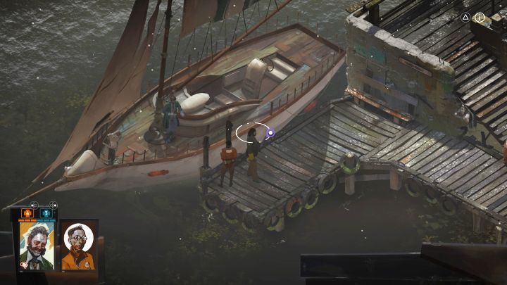 Joyce Messier przebywa na pokładzie swojego jachtu - Disco Elysium: Otrzymaj pomoc w zrozumieniu rzeczywistości - solucja - Disco Elysium - poradnik do gry