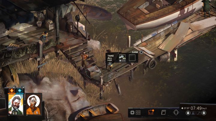 Począwszy od trzeciego dnia jacht Joyce może pojawić się w wiosce rybackiej - zbadajcie jej północno-wschodnią część, by znaleźć małe molo - Disco Elysium: Otrzymaj pomoc w zrozumieniu rzeczywistości - solucja - Disco Elysium - poradnik do gry