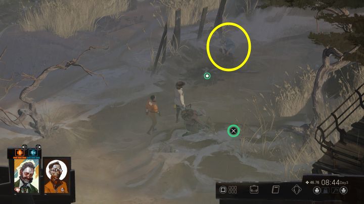 Z zadaniem możecie awansować dopiero po awansowaniu do 3 dnia, a konkretnie po odblokowaniu dostępu do zachodniej części mapy - Disco Elysium: Kto zostawił ubrania w śmietniku - solucja - Disco Elysium - poradnik do gry