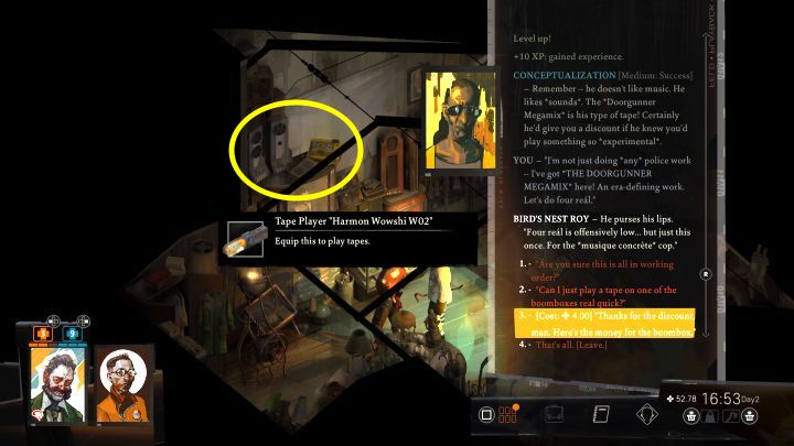 Udajcie się do lombardu, który znajduje się na południowy-zachód od hostelu - Disco Elysium: Zaśpiewaj karaoke - solucja - Disco Elysium - poradnik do gry