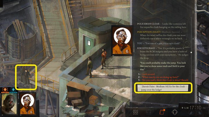 Przejdźcie na kwadratowy północny dach - Disco Elysium: Gdzie jest Evrart Claire? - Disco Elysium - poradnik do gry