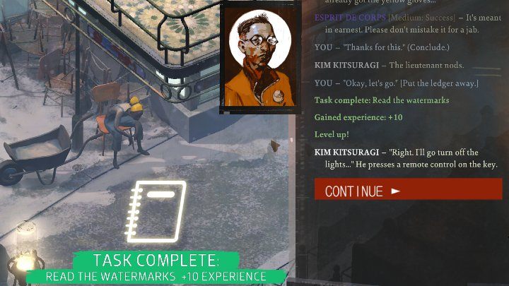 Podejdźcie do samochodu Kima, który stoi przed budynkiem hotelu i włączacie światła - Disco Elysium: Odczytaj znaki wodne - solucja - Disco Elysium - poradnik do gry