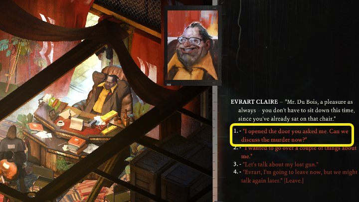 Po wykonaniu zadania wróćcie do Evrarta i poinformujcie go, że drzwi zostały otwarte - Disco Elysium: Otwórz dla Evrarta drzwi do mieszkania - solucja - Disco Elysium - poradnik do gry