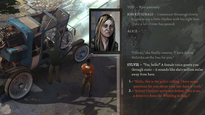 Do Sylvie możecie zadzwonić, korzystając z radia w samochodzie Kima - Disco Elysium: Kto zawiadomił MOR o przestępstwie? - solucja - Disco Elysium - poradnik do gry