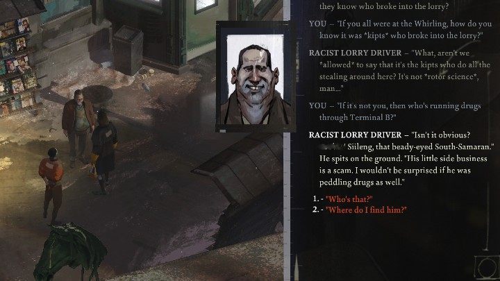 W trakcie wykonywania tego zadania pobocznego możecie porozmawiać z trzema kierowcami - Disco Elysium: Tajemnica korka - solucja - Disco Elysium - poradnik do gry