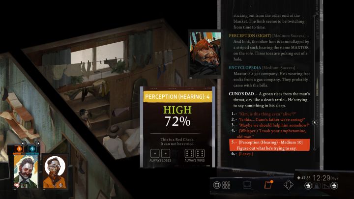 To opcjonalny cel tego zadania - Disco Elysium: Podziel się towarem z Cunem - solucja - Disco Elysium - poradnik do gry