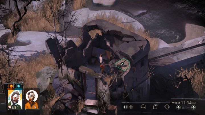 Wyspa - Zbadanie tej lokacji jest możliwe dopiero w końcowej części gry - po odblokowaniu zadania Udaj się na wyspę i użyciu łodzi w wiosce rybackiej - Disco Elysium: Określ miejsce, z którego padł strzał - solucja - Disco Elysium - poradnik do gry